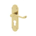 Jedo Epsom Suite Lever on Back Plate