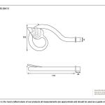Anvil Leaf Curtain Finial (pair)