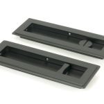 Anvil Art Deco Rectangular Pull - Privacy Set