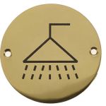Stainless Steel Shower Symbol