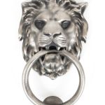 Anvil Lion Head Door Knocker