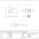 Anvil Key-Flush Sash Stop