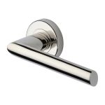 Heritage Brass - Mercury Door Handle on Round Rose