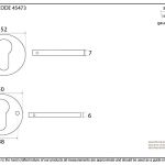 Anvil Regency Concealed Escutcheon