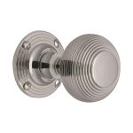 Heritage Brass - Reeded Mortice Door Knob on Rose
