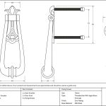 Anvil Loop Door Knocker