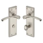 Heritage Brass - Hilton Door Handle on Plate