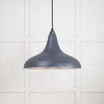Smooth Nickel Frankley Pendant in Slate