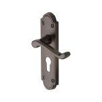 Heritage Brass - Meridian Door Handle on Plate