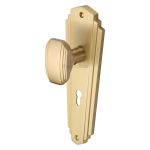 Heritage Brass - Charlston Door Knob on Plate