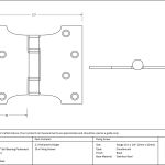 From The Anvil Parliament Hinge (pair)