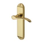 Heritage Brass - Maya Door Handle on Plate