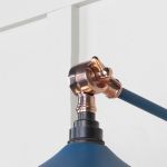 Smooth Copper Flora Wall Light in Upstream