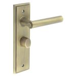 Burlington Richmond Door Handles On Back Plate with Turn & Release