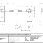 From The Anvil Reeded Lever on Backplate Set