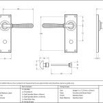 Anvil Hammered Newbury Lever Set