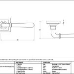 Newbury Lever on Rose Set (Square)