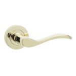 Turin Door Handles On Rose