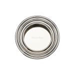 Heritage Brass - Round Reeded Flush Pull