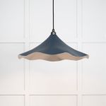 Smooth Nickel Flora Pendant in Dusk