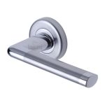 Sorrento - Lena Door Handle on Round Rose