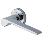 Heritage Brass - Julia Door Handle on Round Rose