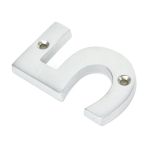 From The Anvil Satin Chrome Numeral