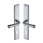 Heritage Brass - Colonial LH Door Handle on Plate