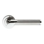Dual Polished / Satin Chrome Serozzetta Irwin Lever On Rose