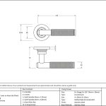 Anvil Brompton Lever on Rose Set (Plain) - Unsprung