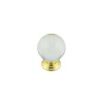 Jedo Clear Glass Cupboard Knobs