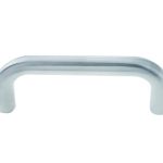 Stainless Steel 19mm D Shape Pull Handles Grade 304 B/T Fixing