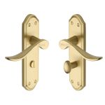 Heritage Brass - Sandown Door Handle on Plate