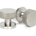 Anvil Brompton Mortice/Rim Knob Set (Plain)