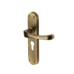 Heritage Brass - Gloucester Door Handle on Plate