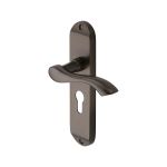 Heritage Brass - Algarve Door Handle on Plate