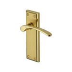 Heritage Brass - Hilton Door Handle on Plate