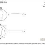Anvil Regency Concealed Escutcheon