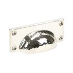 Anvil Hammered Art Deco Drawer Pull