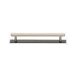 Heritage Brass - Hexagonal Cabinet Pull Handle with Plate