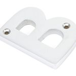 From The Anvil Satin Chrome Letter