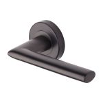 Heritage Brass - Admiralty Door Handle on Round Rose
