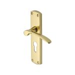 Heritage Brass - Diplomat Door Handle on Plate