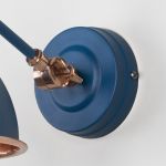 Hammered Copper Brindley Wall Light in Upstream