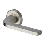 Heritage Brass - Bellagio Door Handle on Round Rose