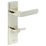 Burlington Kensington Door Handles On Back Plate with Turn & Release