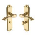 Heritage Brass - Algarve Door Handle on Plate