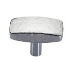 Heritage Brass - Rectangular Hammered Cabinet Knob