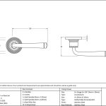 Avon Round Lever on Rose Set (Beehive) - Unsprung