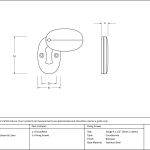 From The Anvil Oval Escutcheon & Cover